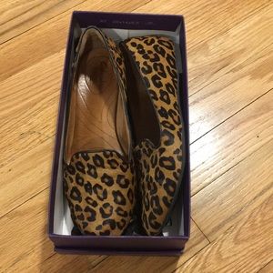 Clarks (Indigo) Cheetah Print Flats